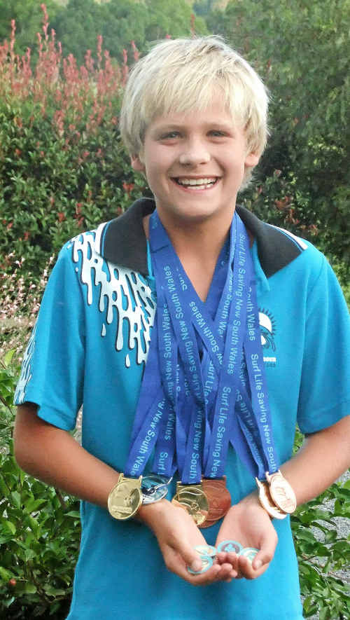 Coffs Harbour swimmer Ky Kinsela has medalled more than a dozen times in 2010. Coffs Harbour swimmer Ky Kinsela has medalled more than a dozen times in 2010.